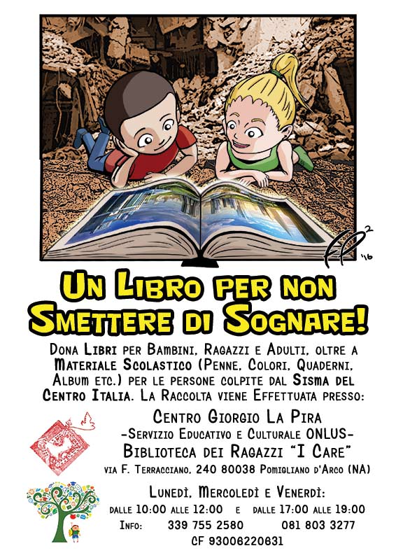 Un Libro per non Smettere di Sognare - art by Francesco Pio Ponsiglione